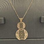 ⁦نصف طقم ذهب عيار 21 الوزن 4.40 جرام⁩ - الصورة ⁦2⁩