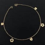 ⁦خلخال ذهب عيار 18 الوزن 1.36 جرام⁩ - الصورة ⁦2⁩