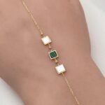 ⁦كف ذهب عيار 18 الوزن 1.73 جرام⁩ - الصورة ⁦3⁩