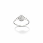 ⁦خاتم ذهب عيار 18 الوزن 0.90 جرام⁩ - الصورة ⁦2⁩