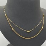 ⁦عقد ذهب عيار 18 وزن 1.99 جرام أناقة مميزة⁩ - الصورة ⁦3⁩
