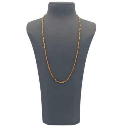 سلسال ذهب عيار 21 الوزن 8.12 جرام