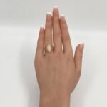 خاتم ذهب عيار 21 الوزن 2.85 جرام