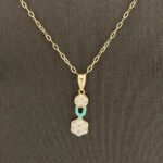 ⁦نصف طقم أطفال ذهب عيار 18 الوزن 3.18 جرام⁩ - الصورة ⁦4⁩