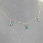 ⁦عقد ذهب عيار 18 الوزن 1.06 جرام⁩ - الصورة ⁦5⁩