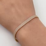 ⁦اسواره ذهب عيار 18 الوزن 7.41 جرام⁩ - الصورة ⁦3⁩