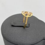 ⁦خاتم ذهب عيار 21 الوزن 0.59 جرام⁩ - الصورة ⁦3⁩