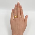 خاتم ذهب عيار 21 الوزن 2.1 جرام