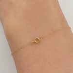 ⁦كف ذهب عيار 18 الوزن 1.37 جرام⁩ - الصورة ⁦3⁩