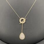 ⁦طقم ذهب دمعة عيار 18 وزن 10.31 جم تصميم بوشرون يخطف الأنظار⁩ - الصورة ⁦4⁩