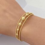 ⁦أسوارة وخاتم هيفاء ذهب عيار 18 الوزن 7.54 جرام⁩ - الصورة ⁦3⁩