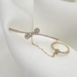 اسواره وخاتم مواليد ذهب عيار 18 الوزن 2.70 جرام