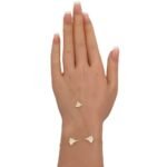 كف ذهب عيار 18 الوزن 1.08 جرام