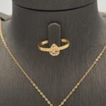 ⁦نصف طقم ذهب عيار 21 الوزن 4 جرام⁩ - الصورة ⁦3⁩