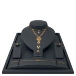 طقم ذهب كامل دورين عيار 21 وزن 8.47 جم تصميم فخم يشبهك