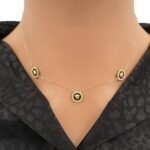 عقد تشوكر ذهب عيار 18 الوزن 1.76 جرام