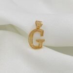 تعليقه حرف G ذهب عيار 21 الوزن 1.13 جرام