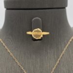 ⁦نصف طقم ذهب عيار 21 الوزن 2.98 جرام⁩ - الصورة ⁦2⁩