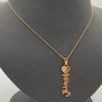⁦عقد وجداني ذهب عيار 21 الوزن 1.90 جرام⁩ - الصورة ⁦3⁩