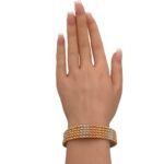 إسوارة ذهب دوريكا عريضة عيار 21 وزن 30.03 جم  فخامة تلفت الأنظار