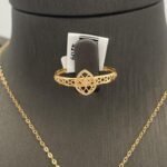 ⁦نصف طقم ذهب عيار 21 الوزن 4.33 جرام⁩ - الصورة ⁦4⁩