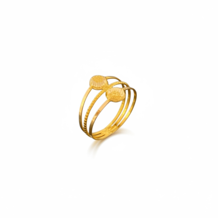 خاتم ذهب عيار 21 الوزن 1.47 جرام