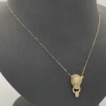 ⁦عقد ذهب عيار 18 الوزن 3.43 جرام⁩ - الصورة ⁦2⁩