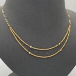 ⁦عقد ذهب عيار 18 الوزن 1.75 جرام⁩ - الصورة ⁦4⁩