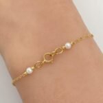 ⁦كف ذهب عيار 18 الوزن 1.4 جرام⁩ - الصورة ⁦2⁩