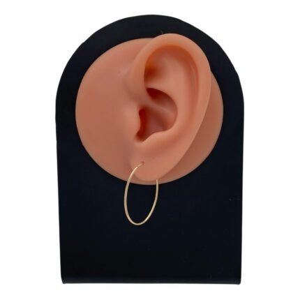 حلق ذهب عيار 18 الوزن 0.66 جرام