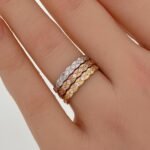 ⁦مرامي ذهب عيار 18 الوزن 3.96 جرام⁩ - الصورة ⁦2⁩