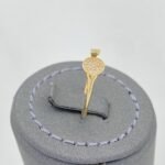 ⁦خاتم ذهب عيار 18 الوزن 0.88 جرام⁩ - الصورة ⁦2⁩