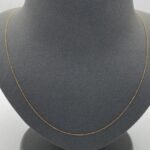 ⁦سلسال ذهب عيار 21 الوزن 0.83 جرام⁩ - الصورة ⁦5⁩