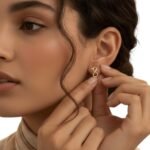 حلق طبي ذهب عيار 18 الوزن 0.26 جرام