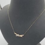 ⁦عقد ذهب عيار 18 الوزن 1.44 جرام⁩ - الصورة ⁦3⁩