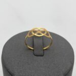 ⁦خاتم ذهب عيار 21 الوزن 0.69 جرام⁩ - الصورة ⁦3⁩