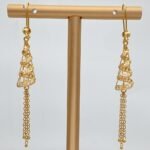 ⁦حلق ذهب عيار 21 الوزن 2.62 جرام⁩ - الصورة ⁦2⁩