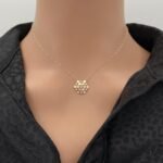 عقد ذهب عيار 18 الوزن 1.09 جرام