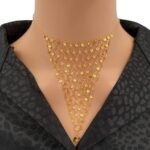 عقد ذهب عيار 21 الوزن 6.12 جرام