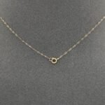 ⁦عقد ذهب عيار 18 الوزن 1.02 جرام⁩ - الصورة ⁦5⁩