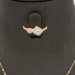 ⁦نصف طقم أطفال ذهب عيار 18 الوزن 2.94 جرام⁩ - الصورة ⁦4⁩