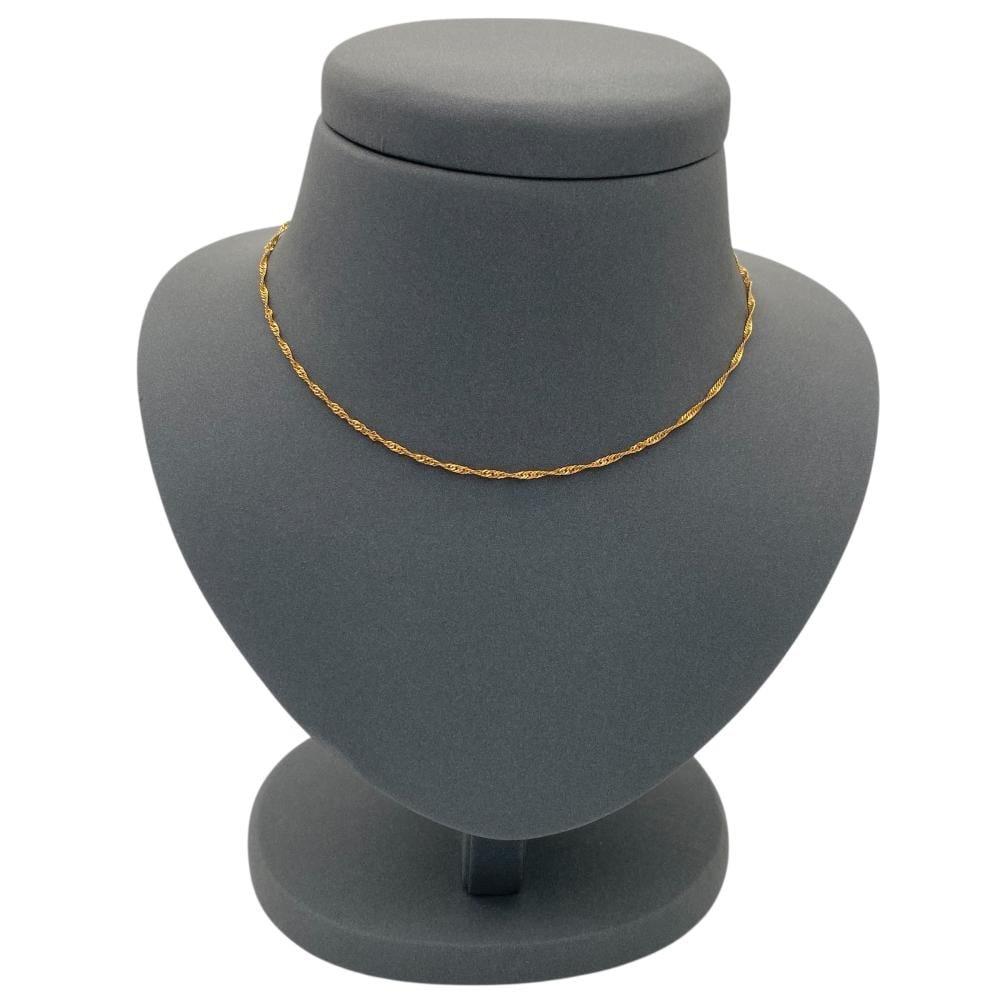 سلسال ذهب عيار 21 الوزن 2.80 جرام سلسال ذهب عيار 21 الوزن 2.80 جرام