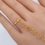 ⁦كف ذهب عيار 21 الوزن 6.77 جرام⁩ - الصورة ⁦3⁩