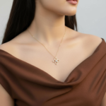 ⁦عقد ذهب عيار 18 الوزن 3.09 جرام⁩ - الصورة ⁦5⁩