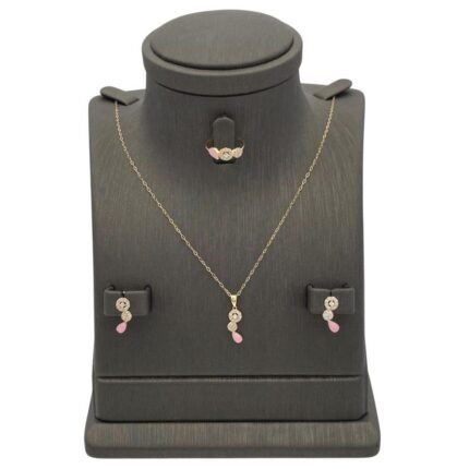 نصف طقم أطفال ذهب عيار 18 الوزن 3.03 جرام