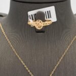 ⁦نصف طقم ذهب عيار 21 الوزن 4.43 جرام⁩ - الصورة ⁦2⁩