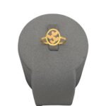 خاتم ذهب عيار 21 الوزن 0.70 جرام