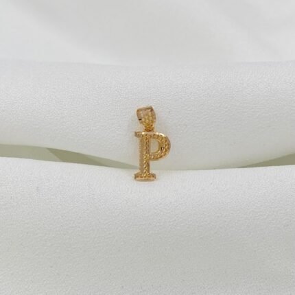 تعليقه حرف P ذهب عيار 21 -R550040