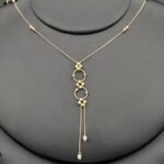 ⁦طقم ذهب فخم عيار 18 وزن 9.11 جم بتصميم حصري يبهر من حولك⁩ - الصورة ⁦4⁩