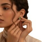 حلق طبي ذهب عيار 18 الوزن 0.37 جرام